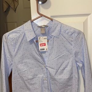 H&M Button Up Blouse Women’s Size 2